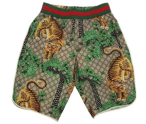 gucci shorts tiger|gucci swim shorts for men.